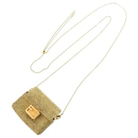 Fendi-Fendi Pico Bucket AirPods Case-Golden