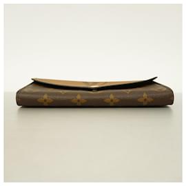 Louis Vuitton-Louis Vuitton Long Wallet Monogram Reverse Giant Portefeuille Sarah-Brown