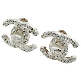 Orecchini Clip Coco Mark di Chanel Argento
