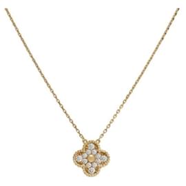Van Cleef & Arpels-Van Cleef & Arpels Alhambra K18YG Yellow Gold Necklace-Other
