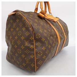 Louis Vuitton-Louis Vuitton Boston Bag Monogram Keepall 50-Brown