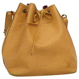 Louis Vuitton-LOUIS VUITTON Epi Petit Noe Shoulder Bag Yellow M44109 LV Auth 115136-Yellow