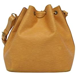 Louis Vuitton-LOUIS VUITTON Epi Petit Noe Shoulder Bag Yellow M44109 LV Auth 115136-Yellow