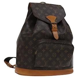 Louis Vuitton-LOUIS VUITTON Monogram Montsouris GM Backpack M51135 LV Auth ar13339-Monogram