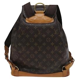 Louis Vuitton-LOUIS VUITTON Monogram Montsouris GM Backpack M51135 LV Auth ar13339-Monogram