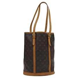 Louis Vuitton-LOUIS VUITTON Monogram Bucket GM Shoulder Bag M42236 LV Auth 113189-Monogram