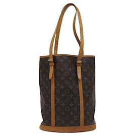 Louis Vuitton-LOUIS VUITTON Monogram Bucket GM Shoulder Bag M42236 LV Auth 113189-Monogram