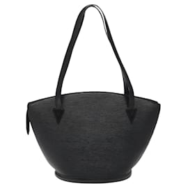 Louis Vuitton-LOUIS VUITTON Epi Saint Jacques Shopping Shoulder Bag Black M52262 Auth BD149-Black