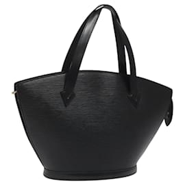 Louis Vuitton-LOUIS VUITTON Epi Saint Jacques Hand Bag Black M52272 LV Auth BA365-Black