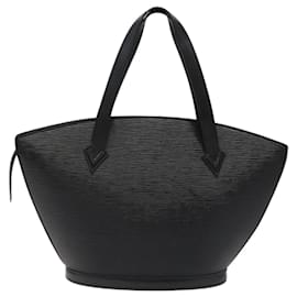 Louis Vuitton-LOUIS VUITTON Epi Saint Jacques Hand Bag Black M52272 LV Auth BA365-Black