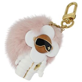 LOUIS VUITTON Vivienne Porte Cles Charm Pink M80248 LV Auth KD026 Pink