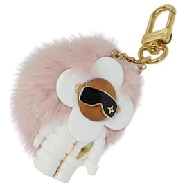 Louis Vuitton-LOUIS VUITTON Vivienne Porte Cles Charm Pink M80248 LV Auth KD026-Pink