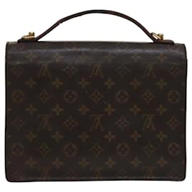 Louis Vuitton-LOUIS VUITTON Monogram Monceau 28 Hand Bag M51185 LV Auth 115098-Monogram
