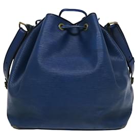 Louis Vuitton-LOUIS VUITTON Epi Petit Noe Shoulder Bag Blue M44105 LV Auth 115934-Blue