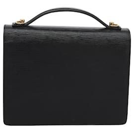 Louis Vuitton-LOUIS VUITTON Epi Monceau 28 Hand Bag Black M52122 LV Auth ep7538-Black