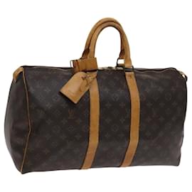 Louis Vuitton-LOUIS VUITTON Monogram Keepall 45 Boston Bag M41428 LV Auth EC074-Monogram