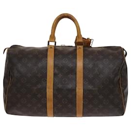 Louis Vuitton-LOUIS VUITTON Monogram Keepall 45 Boston Bag M41428 LV Auth EC074-Monogram