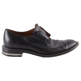 Givenchy Schwarze Leder Schnürschuhe Schwarz