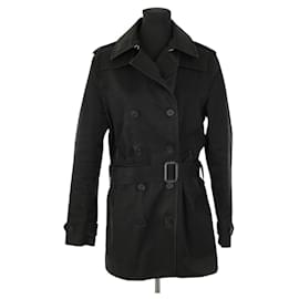 Sandro-Cotton coat-Black