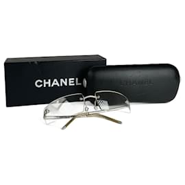 Chanel-CHANEL Sunglasses T.  Metal-Silvery
