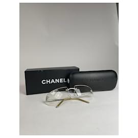 Chanel-CHANEL Sunglasses T.  Metal-Silvery
