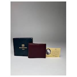 Balenciaga-BALENCIAGA Wallets T.  Leather-Dark red