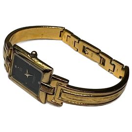 Montre en acier vintage Givenchy Quartz dorée Millésime Doré