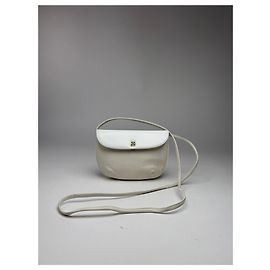 Bolso de cuero vintage Givenchy 4G blanco Blanco