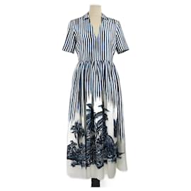 Dior-DIOR Dresses T.FR  Silk-Blue