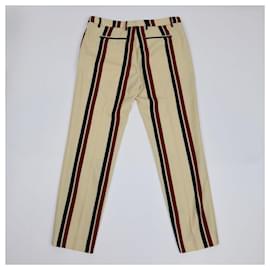 Dries Van Noten-DRIES VAN NOTEN Trousers T.FR  Wool-Beige