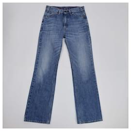 Autre Marque-NON SIGNE / UNSIGNED Trousers T.FR  Cotton-Blue