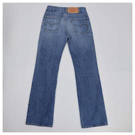 Autre Marque-NON SIGNE / UNSIGNED Trousers T.FR  Cotton-Blue