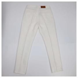 Loro Piana-LORO PIANA Trousers T.FR  Denim - Jeans-White