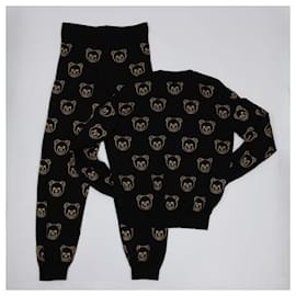 Moschino-MOSCHINO Trousers T.FR  Synthetic-Black