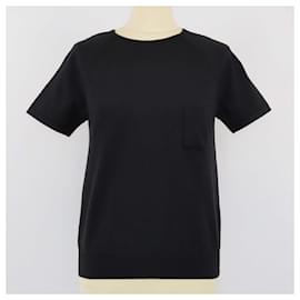 Hermès-HERMES Tops T.FR  Wool-Black