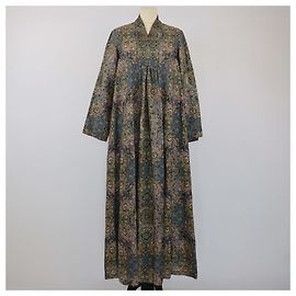 Robe LORO PIANA T.FR en lin Multicolore