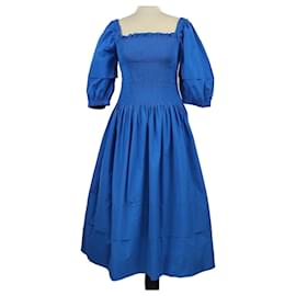 Autre Marque-MOLLY GODDARD Dresses T.FR  Polyester-Blue