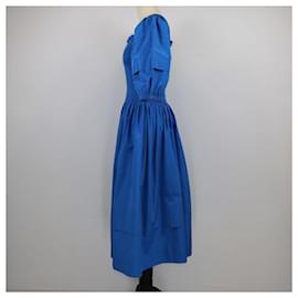 Autre Marque-MOLLY GODDARD Dresses T.FR  Polyester-Blue
