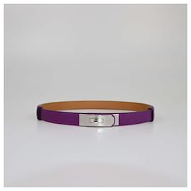 Hermès-HERMES Belts T.cm  Leather-Other