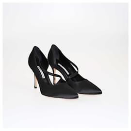 Manolo Blahnik-MANOLO BLAHNIK Heels T.EU  Cloth-Black
