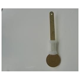 Louis Vuitton-LOUIS VUITTON Epi leather card holder in gold and new luggage tag-Golden