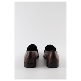 Berluti-Leather loafers-Brown
