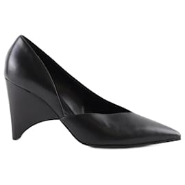 Hermès-Leather heels-Black