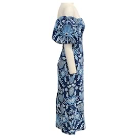 Autre Marque-Cara Cara Navy Blue Bellagio Karene Dress-Blue