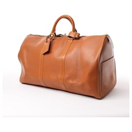 Louis Vuitton-Louis Vuitton Epi Leather Keepall 50 Travel Bag in Brown M42968-Camel