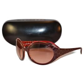 Roberto Cavalli-sunglasses-Red,Dark red