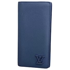 Louis Vuitton-Louis Vuitton Portefeuille Brazza-Navy blue