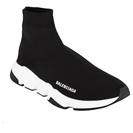 Balenciaga-BALENCIAGA Black Speed Sneakers-Black