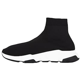 Balenciaga-BALENCIAGA Black Speed Sneakers-Black
