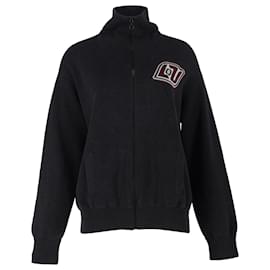 Louis Vuitton-Louis Vuitton Graffiti Zip Jacket in Grey Cotton -Grey